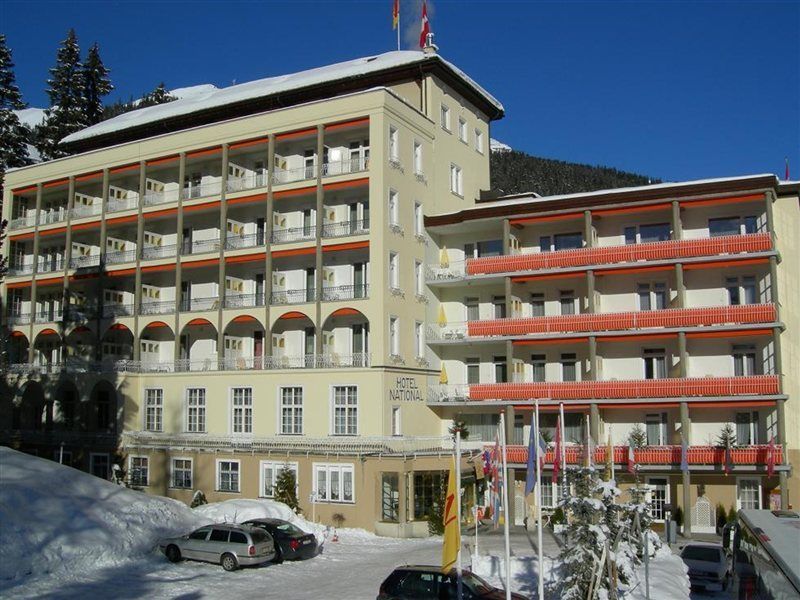 Hotel National By Mountain Hotels Davos Bagian luar foto