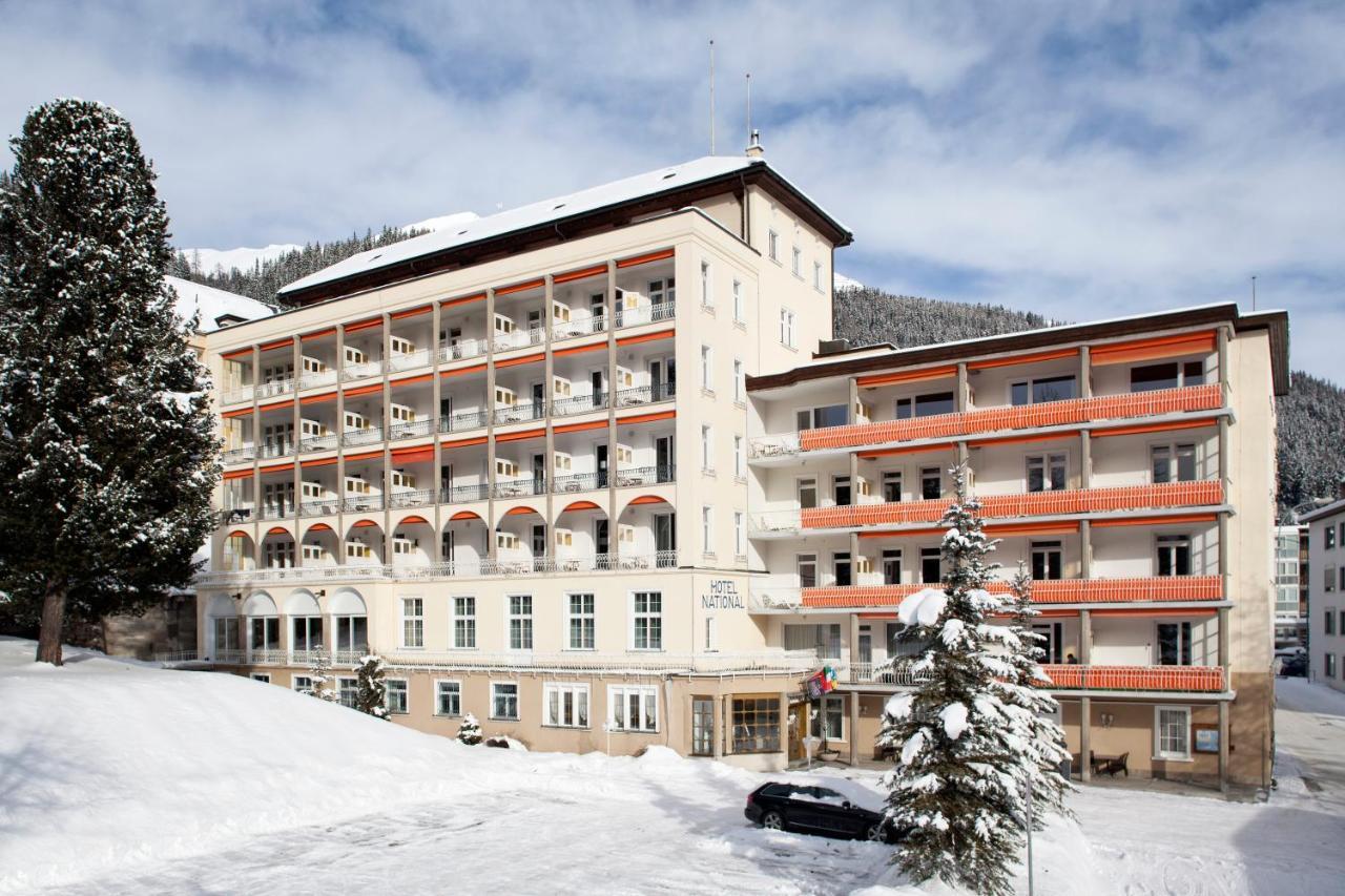 Hotel National By Mountain Hotels Davos Bagian luar foto